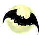 手绘水彩万圣节HALLOWEEN鬼魂蝙蝠免抠透明PNG图案PS (5)