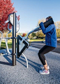NEW! HealthBeat® Squat Press - Outdoor Fitness Equipment Squat/Leg Press