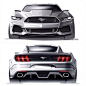 Future design ford mustang, may look like it has the muscle taken out of it but honestly i think its pretty sick.