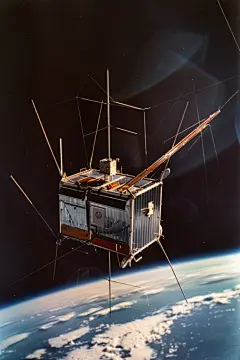 宇宙机械太空卫星图片摄影图