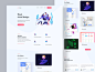 Agency Landing Page trendy design project page features page testimonial website webdesign creative layout illustraion app landing page e-commerce website shopify website travel website web application website design online marketplace marketplace minimal