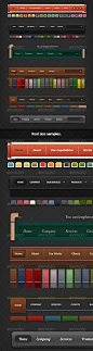 导航栏,导航栏网页元素Navigation Bars - Navigation Bars Web Elements动画、按钮、按钮、卡通、颜色丰富多彩,优雅,时尚,梯度,悬停效果,灵感,菜单导航,纸,模式,投资组合,形状,智能对象,标签,网络,网络元素,网站 animation, button, buttons, cartoon, color, colorful, elegant, glossy, gradient, hover effect, inspiration, menu, navigation,