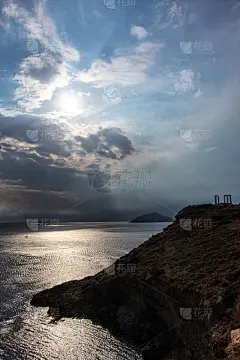 希腊苏尼翁角波塞冬史诗神庙