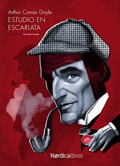 福尔摩斯“红字”A柯南道尔研究Behance