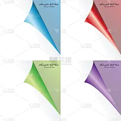 与贴纸的空白页