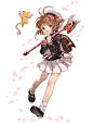 Sakura Kinomoto Character Art from Granblue Fantasy