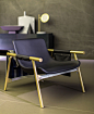 Eddy Armchair by Alain Gilles - InteriorZine