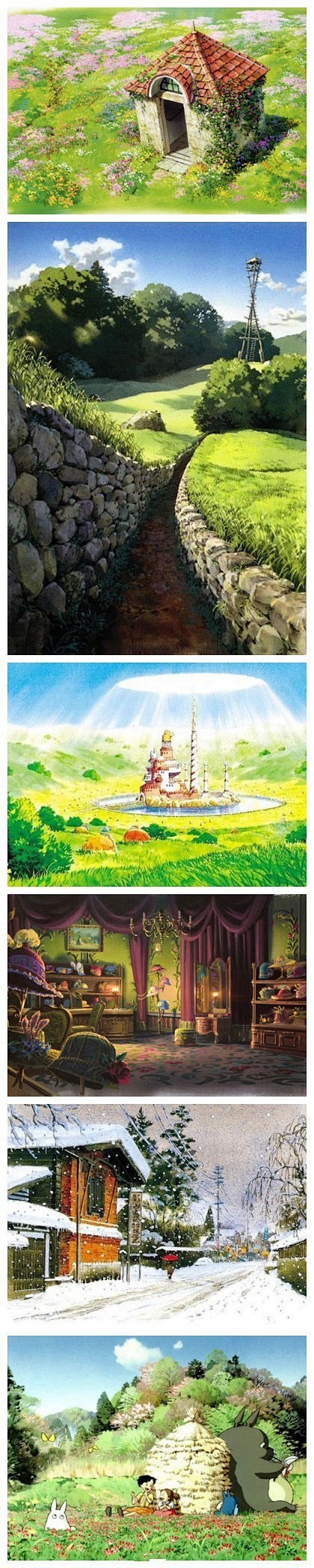 #宫崎骏#的动画里，总有奇妙的世界。那些...