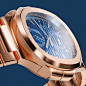 3D CGI gold light metal patek product Render shadow watch