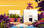 Home is a Colorful Set of Illustrations by Muhammed Sajid