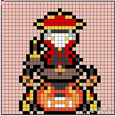 拼豆 王者荣耀太乙真人#饕餮#