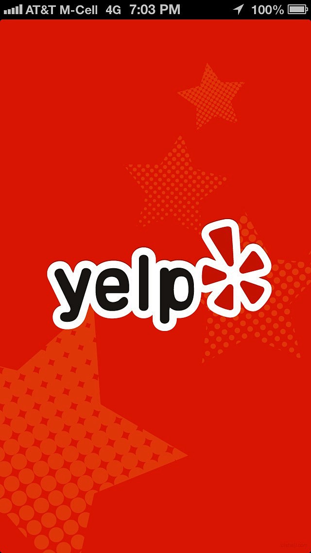 YELP生活应用#启动页#界面设计 启动...