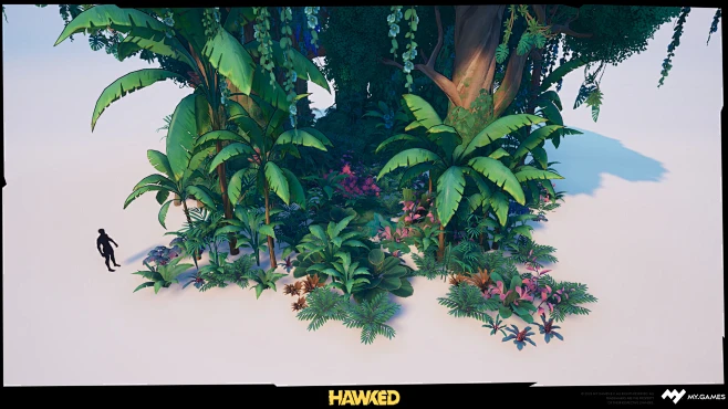 HAWKED - Desert, Jungle biomes-花瓣网
