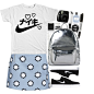 Top set for Jan 10th, 2015. Thank you @polyvore 
I really can't believe it! I never expected this!


#simpleset #white #Blue #black #blackandwhite #Silver #blueandsilver #blueandwhite #skirt #nike #floral #modern