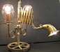 steampunk lamp