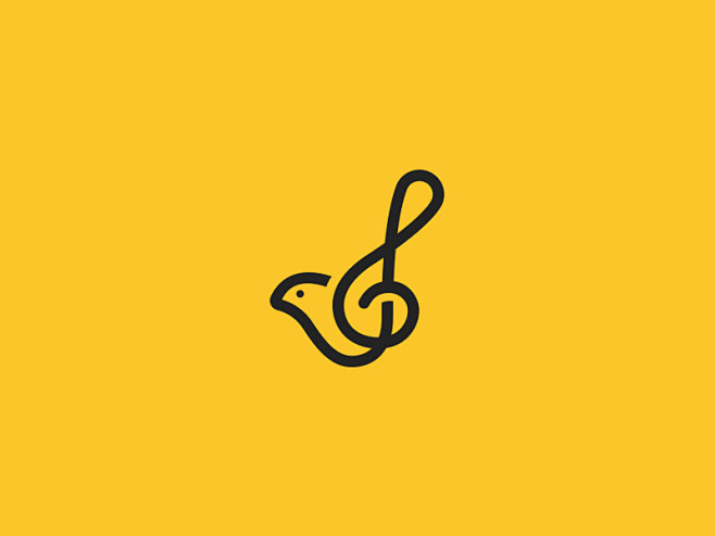 Bird + Treble Clef u...