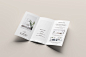 三折小册子A4样机展示PSD模板下载 – 图渲拉-高品质设计素材分享平台