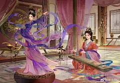 手绘女