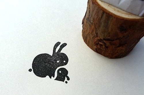 hand-carved stamps: ...