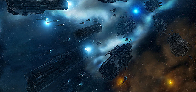 科技科幻宇宙太空地球宇宙飞船海报banner科技感科技风高科技商务图库