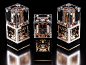 Luxury table clocks for Royal Insignia : Series of luxury table clocks designed in collaboration with Royal Insignia from Singapore. The clocks are designed in contemporary Arabic style, taking cues from the rich aesthetics of Middle-Eastern architecture.