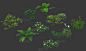 游戏中用的植物集合 - 植物模型 蛮蜗网