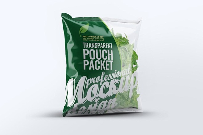时尚高端逼真质感的高品质透明塑料袋食品包...