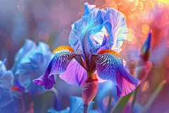 植物兰花蝴蝶花栽培兰鸢尾花花朵图片摄影图