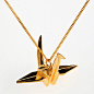 Origami Bird Necklace 千纸鹤折纸项链