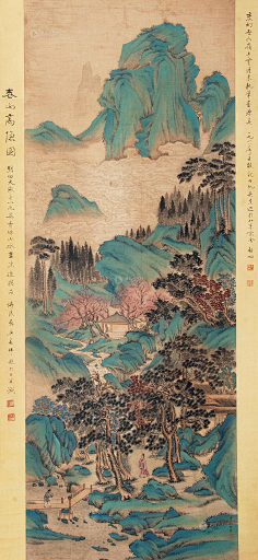 国画-花瓣网|陪你做生活的设计师 | 千里江山图