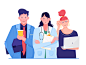 Professions : Hey guys! 
glad to share with you my new illustration I did for ZZPstart, which is a business information website for freelancers. What do you think of this one? I'd love to hear your thoughts (:

...