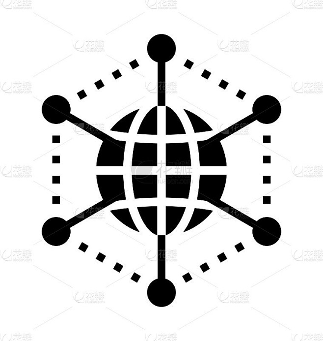 通信符号矢量图标