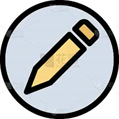 铅笔,简单,文字,彩色图片,平坦的,计算机图标,单词,字母,艺术品