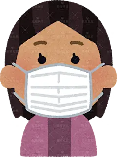 亚洲人、黑人、东南亚人、白人等不同国籍的人（外国人）戴着口罩medical_mask_woman_india贴纸扁平儿童插画元素卡通免扣png图片素材