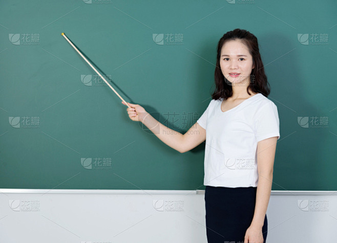 青年人,教师,黑板,女性,讲师,正面视角...