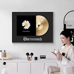 韩国明星装饰画权志龙GD海报卧室房间挂画生日礼物送女生墙上壁画-淘宝网