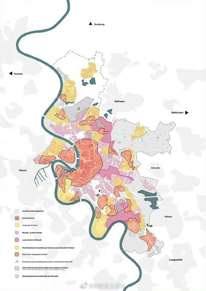 不同风格的mapping&场地分析图&交通分析图 ... 来自理想主义设计 - 微博