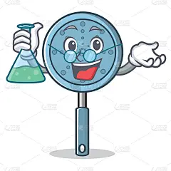 教授略读用具人物卡通