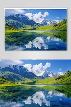 AI数字艺术自然风景电脑壁纸图片-众图网