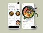 Food Mobile Application UX-UI Design typography product design blur branding mobile illustraion webdesign uiux training android app ios app design healthyfood restaurant food trending top ux ui designer minimal illustration dubai designer mobile app