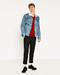 ZARA 男装 格纹长裤 05899301819-tmall.com天猫