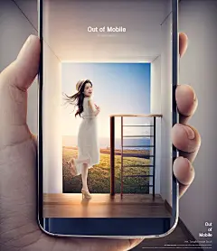 美女影像 智能手机 手机美图 创意合成海报设计PSD ti219a16520