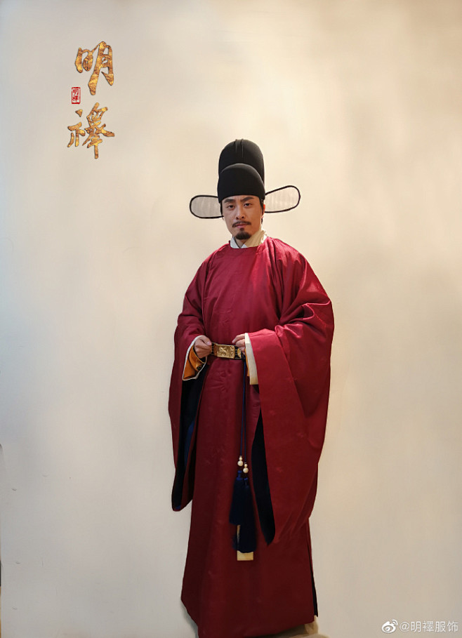 【明襗服饰】男装汉服，宋代款圆领袍可做成宋公服