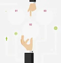 水彩手指高清素材 创意 卡通 商务 手指 手绘 水彩 灯泡 白色 免抠png 设计图片 免费下载