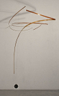 Lys, Laurent Martin Lo, Tanned Bamboo, Titan Braid thread, Ceramic Ball, 190 x 120x 130cm, 180cm rotation diameter, 2014