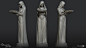 Zbrush shot of the large cultist statue made for Latria Heart Tower. 