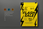 大卖场促销活动广告海报设计模板 Flash Sale Template插图