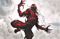 Carnage, Paul Limgenco : 17" x 11"
Gouache, Acrylic, Watercolour

3rd in a series!
1st: Spider-man
2nd: Venom