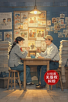 AI版权图库采集到【原创】AI年代