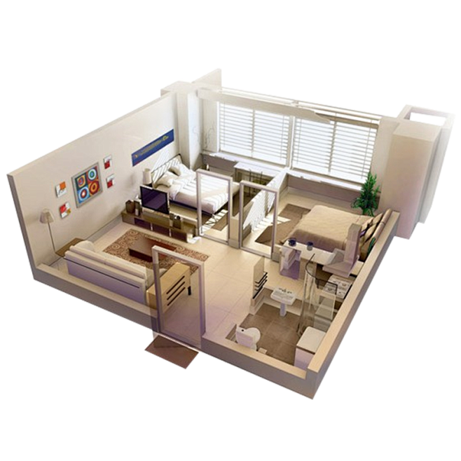 室内3D效果图
